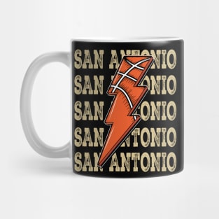 Funny Sports San Antonio Proud Name Basketball Classic Mug